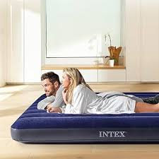 COLCHON DE AIRE INTEX 54"- Comodidad y Resistencia para Camping e Interior