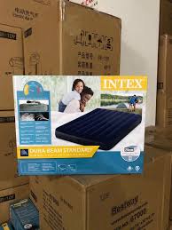 COLCHON DE AIRE INTEX 54"- Comodidad y Resistencia para Camping e Interior